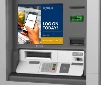 Branded ATM Graphic Screen